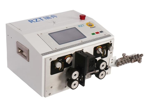 Teflon PVC Silikon Tel Kesme ve Soyma Makinesi Yüksek Verimlilik
