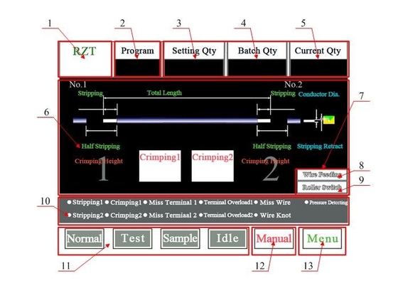 Her İki İçin Yüksek Hızlı Koşu Hareket Kontrol Sistemleri Sıkma Makinesi Ends