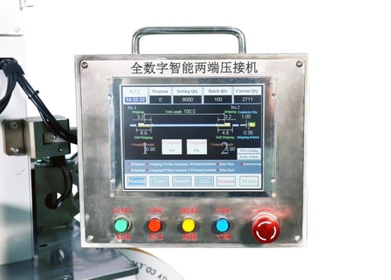 Çok Fonksiyonlu Kablo Sıkma Makinesi MITSUBISHI Servo Motor Bir Yıl Garanti